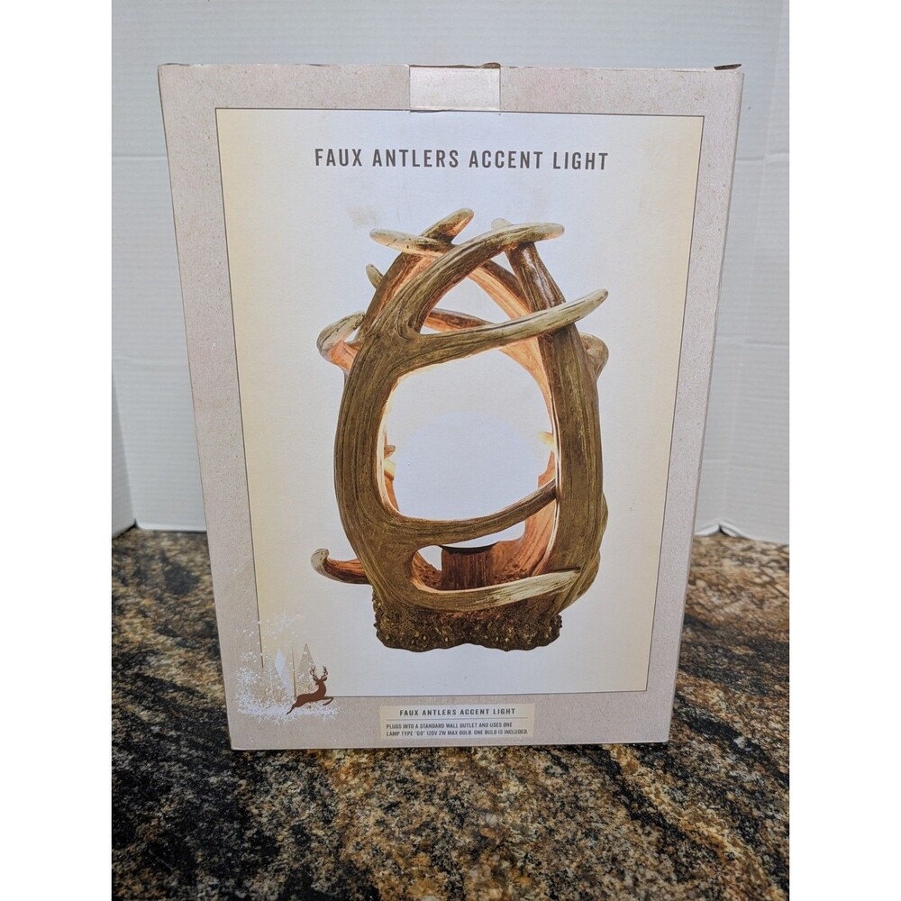 Cracker Barrel Faux Antler Accent Light (NIB)